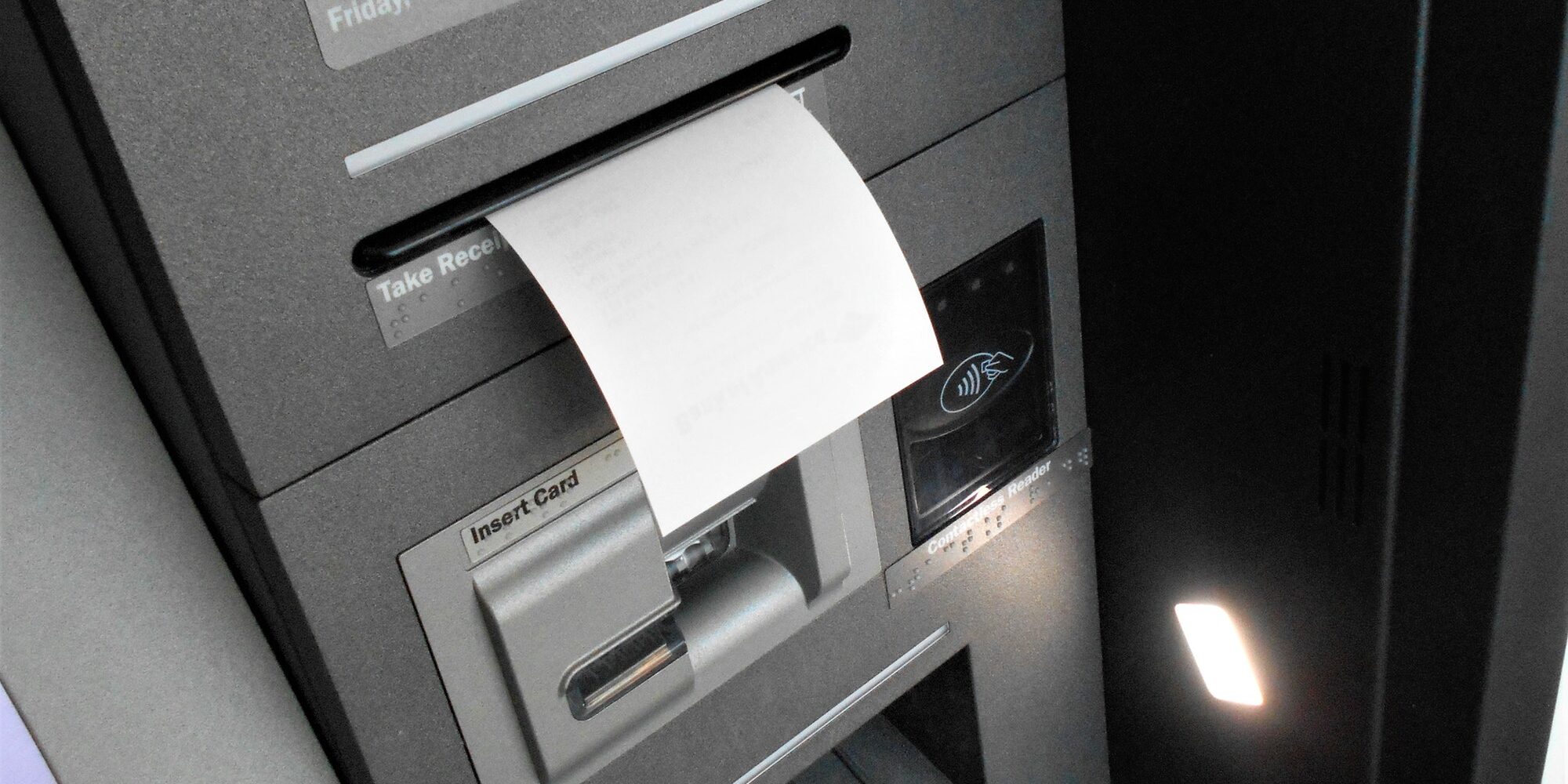 ATM Receipt! ATM Banking!