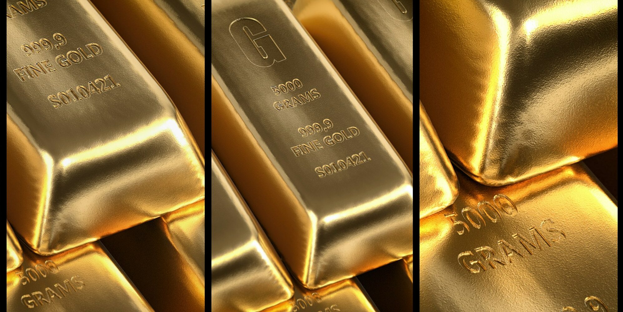 Gold ingots